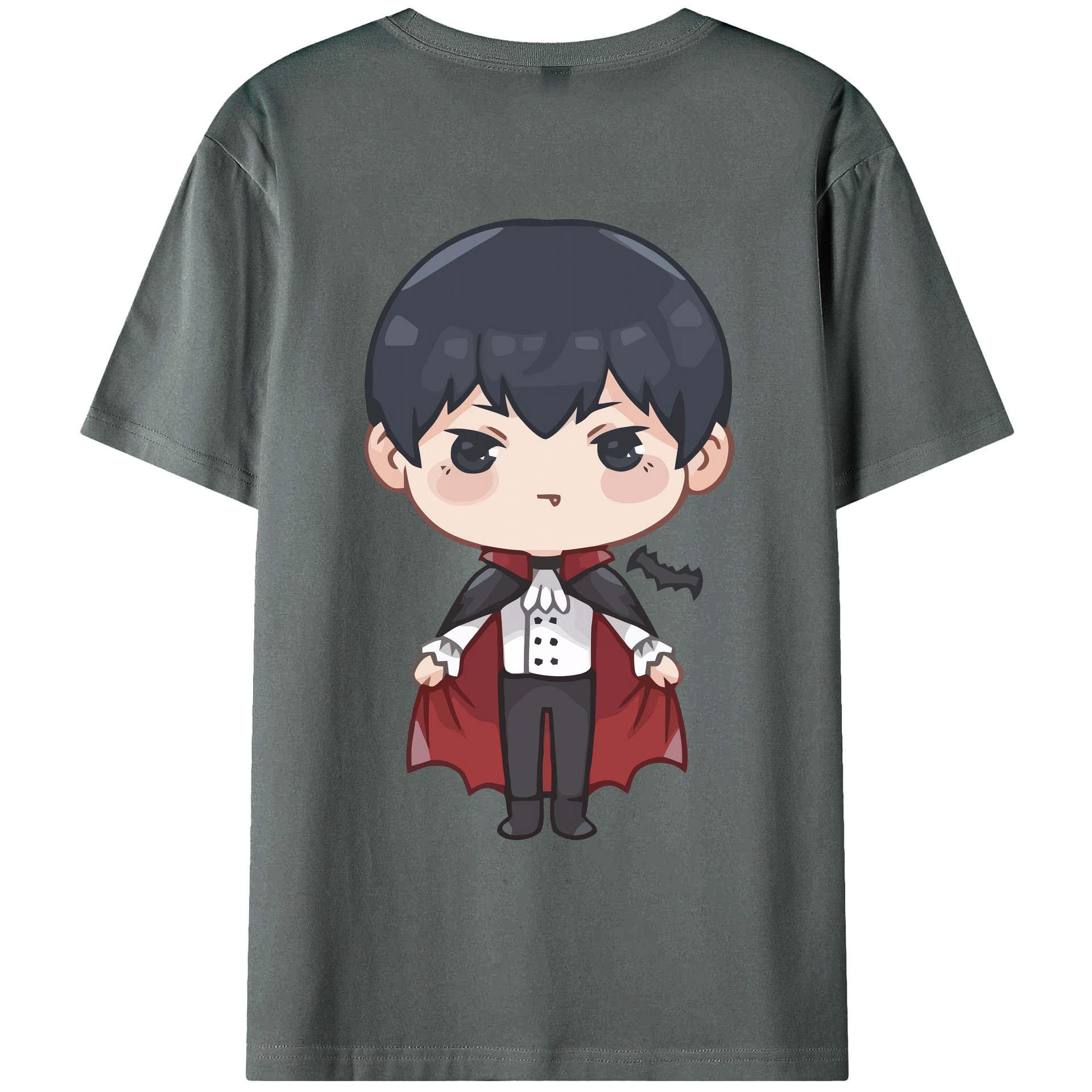 （画像用） ハイキュー!! Haikyu!! 綿100％ メンズ半袖Tシャツ（バックプリント） 通気性